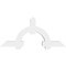 Ekena Millwork Ericson Architectural Grade PVC Gable Bracket, 72"W x 33"H x 6"D x 6"F, 11/12 Pitch GBP072X33X0606ERI00 - alternate 2